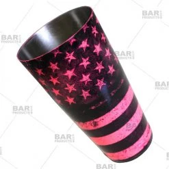 BarProducts.com Cocktail Shaker Tin - Printed Designer Series - 28oz Weighted - NEON U.S. Flag BAR TOOLS 8 BarProducts.com Cocktail Shaker Tin - Printed Designer Series - 28oz Weighted - NEON U.S. Flag BAR TOOLS
