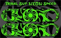 BarProducts.com Speed Bottle Opener / Bar Key - Neon Tribal Sun - Color Options Bartending Bottle Openers