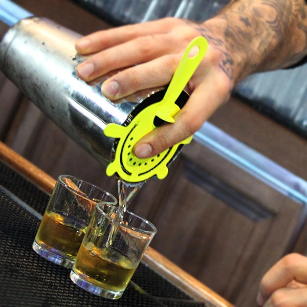 neon-yellow-four-prong-strainer.jpg BarProducts.com BAR TOOLS Cocktail Strainer - 4 Prong NEON - Color Options
