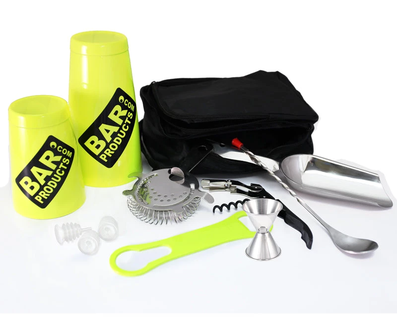 neon-yellow-tipsy-bartender-bar-package-set-main_2.jpg BarProducts.com Bar Products Bartender Complete Tote Bag