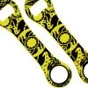 BarProducts.com Tribal Sun- Neon Yellow Dog Bone Opener Bartending Bottle Openers