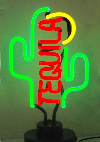 neon_sculpture-tequila_cactus.jpg BarProducts.com BAR DECOR Tequila Cactus Neon Sculpture
