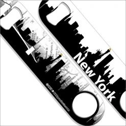 BarProducts.com Bartending Bottle Openers Speed Bottle Opener / Bar Key - New York Skyline