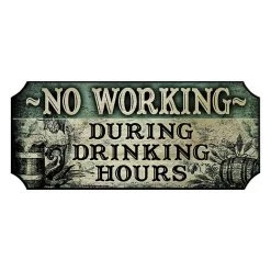 BarProducts Handcrafted Woodshop Made In The USA Wood Plaque Kolorcoat™ Bar Sign - No Working