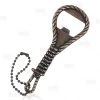 BarProducts.com BarConic® Handheld Bottle Opener - Rope Themed - Antique Copper