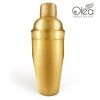 BarProducts.com Olea™ 3-Piece Cocktail Shaker Deluxe - Gold Plated - 24 Ounce Master Mixology