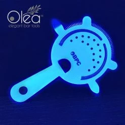 BarProducts.com Olea™ Cocktail Strainer - 4 Prong - Metallic NEON Blue Master Mixology