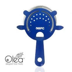 BarProducts.com Olea™ Cocktail Strainer - 4 Prong - Metallic NEON Blue Master Mixology