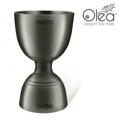BarProducts.com Olea™ Bell Jigger - Gunmetal Black - 1oz X 2oz Master Mixology