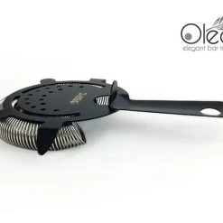 BarProducts.com Olea™ Cocktail Strainer - 4 Prong - Matte Black Master Mixology
