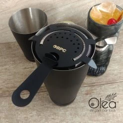 BarProducts.com Olea™ Cocktail Strainer - 4 Prong - Matte Black Master Mixology