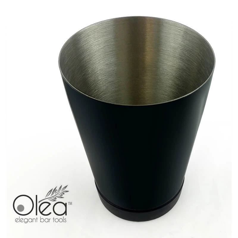 olea-black-cocktail-shaker-16oz-bpc-3.jpg BarProducts.com Olea™ Cocktail Shaker - Matte Black - 16oz Weighted