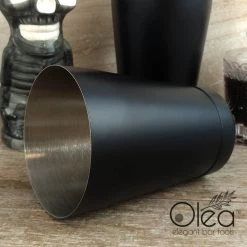 BarProducts.com Olea™ Cocktail Shaker - Matte Black - 16oz Weighted