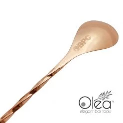BarProducts.com Olea™ Copper Plated Bar Spoon - Weighted Tip - 50cm Length 5 BarProducts.com Olea™ Copper Plated Bar Spoon - Weighted Tip - 50cm Length
