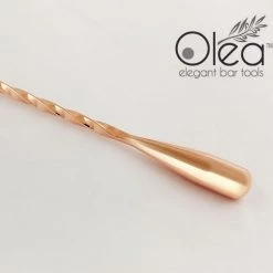 BarProducts.com Olea™ Copper Plated Bar Spoon - Weighted Tip - 50cm Length 7 BarProducts.com Olea™ Copper Plated Bar Spoon - Weighted Tip - 50cm Length