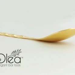 BarProducts.com Olea™ Gold Plated Bar Spoon - Weighted Tip - 30cm Length Master Mixology