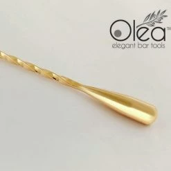 BarProducts.com Olea™ Gold Plated Bar Spoon - Weighted Tip - 40cm Length Master Mixology 7 BarProducts.com Olea™ Gold Plated Bar Spoon - Weighted Tip - 40cm Length Master Mixology