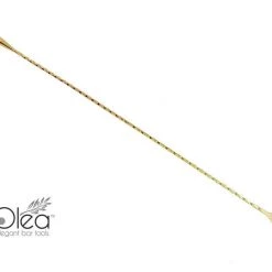 BarProducts.com Olea™ Gold Plated Bar Spoon - Weighted Tip - 50cm Length