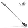 BarProducts.com Master Mixology Olea™ Gunmetal Plated Bar Spoon - Trident Fork Tip - 30cm Length 2 BarProducts.com Master Mixology Olea™ Gunmetal Plated Bar Spoon - Trident Fork Tip - 30cm Length