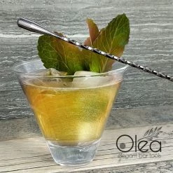 BarProducts.com Olea™ Gunmetal Plated Bar Spoon - Weighted Tip - 30cm Length Master Mixology