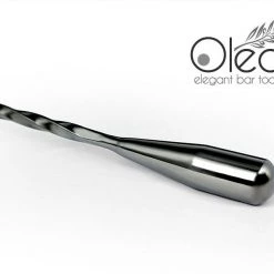 BarProducts.com Master Mixology Olea™ Gunmetal Plated Bar Spoon - Weighted Tip - 50cm Length 7 BarProducts.com Master Mixology Olea™ Gunmetal Plated Bar Spoon - Weighted Tip - 50cm Length