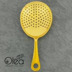 BarProducts.com Olea™ Julep Cocktail Strainer - Gold Plated