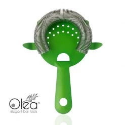 BarProducts.com Olea™ Cocktail Strainer - 4 Prong - Metallic NEON Green Master Mixology