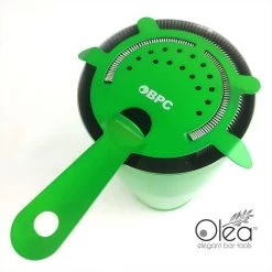 BarProducts.com Olea™ Cocktail Strainer - 4 Prong - Metallic NEON Green Master Mixology