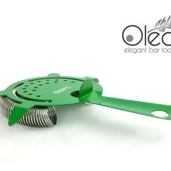 BarProducts.com Olea™ Cocktail Strainer - 4 Prong - Metallic NEON Green Master Mixology