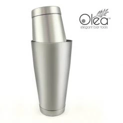 BarProducts.com Olea™ Cocktail Shaker - Stainless Steel - 16oz Weighted Master Mixology