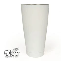 BarProducts.com Master Mixology Olea™ Cocktail Shaker - Matte White - 28oz Weighted