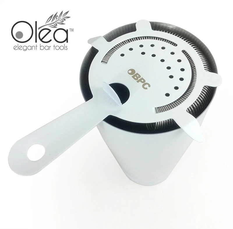 olea-white-cocktail-strainer-4p-bpc-1.jpg BarProducts.com Olea™ Cocktail Strainer - 4 Prong - Matte White