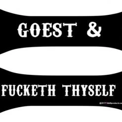 BarProducts.com Dog Bone Openers Goest & Fucketh Thyself Dog Bone Bottle Opener