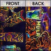 BarProducts.com Featured Artists Kolorcoat™ Speed Opener - Blue Hula Cocktail Servers