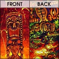 BarProducts.com Featured Artists Skinny Mini Bottle Opener - Tiki Fire