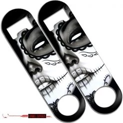 BarProducts.com Featured Artists Skinny Mini Bottle Opener - Sophia La Muerta