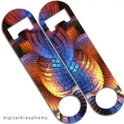 BarProducts.com Featured Artists Skinny Mini Bottle Opener - Waveform