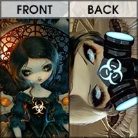 BarProducts.com Skinny Mini Bottle Opener - Biohazard