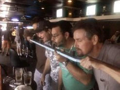 BarProducts Handcrafted Woodshop Made In The USA 6-Hole Paddle SHOTZ® Board