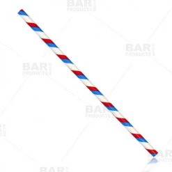 BarProducts.com BAR SUPPLIES BarConic® Eco-Friendly Paper Straws - USA - 100 Pack