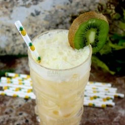 BarProducts.com BarConic® "Eco-Friendly" Paper Straws - 7 3/4" Pineapple Design - Packs Of 100 BAR SUPPLIES 7 BarProducts.com BarConic®