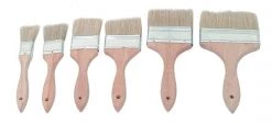 BarProducts.com KITCHEN, DINING & SERVICE Pastry Brushes - Wooden Handle With Metal Bands - Size Options