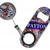 BarProducts.com CUSTOMIZABLE Mini Bottle Opener With Retractable Reel - Patriotic Cheetah