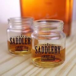 BarProducts.com 2 Oz. Custom BarConic® Mini Mason Jar Shot Glass PRODUCT DESIGNER