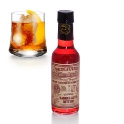 BarProducts.com Peychaud's Whisky Barrel-Aged Cocktail Bitters - 5 Oz. Cocktail Ingredients