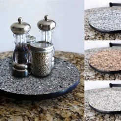 BarProducts.com Lazy Susan - GRANITE Designs - 3 Different Sizes - For Kitchen Table Top