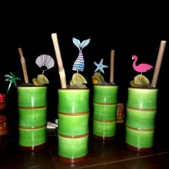 BarProducts.com BarConic® Tropical Bamboo Cocktail Picks - 100 Assorted 3 BarProducts.com BarConic® Tropical Bamboo Cocktail Picks - 100 Assorted