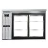 Continental Refrigerator BB50NSSSGDPT 50" Stainless Steel Pass-Through Sliding Glass Door Back Bar Refrigerator Coolers And Refrigeration