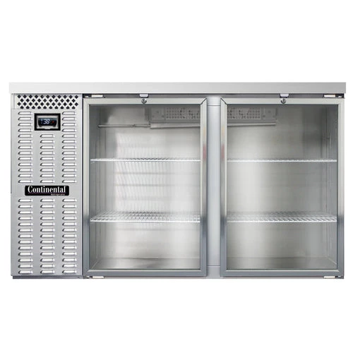 picture_5d79b2de-214e-4b90-be08-8d8c0fc1d171.jpg Continental Refrigerator BB59NSSGD 59" Stainless Steel Glass Door Back Bar Refrigerator Coolers And Refrigeration