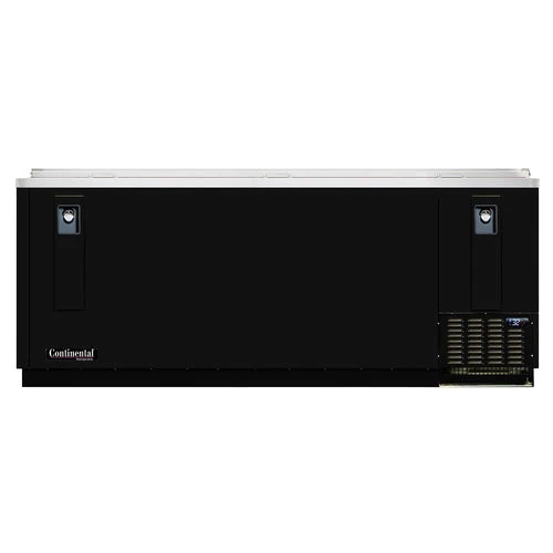 picture_6db7633c-9bc5-48de-b21d-f3cb8c550a39.jpg Continental Refrigerator CBC95-DC 95" Black Deep Chill Horizontal Bottle Cooler Coolers And Refrigeration